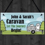 Hanging Caravan Sign Novelty Caravan Accessories Personalised