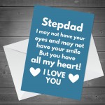 Stepdad Fathers Day Birthday Card Novelty Greetings Card 