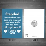 Stepdad Fathers Day Birthday Card Novelty Greetings Card 