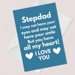 Stepdad Fathers Day Birthday Card Novelty Greetings Card 