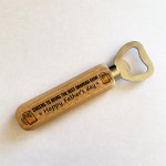 Fathers Day Gift Novelty Grandad Gift Wooden Bottle Opener Gift