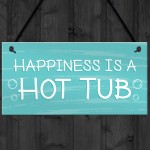 Novelty Hot Tub Sign Hanging Garden Summerhouse Plaque