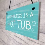 Novelty Hot Tub Sign Hanging Garden Summerhouse Plaque