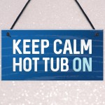 Hot Tub Sign Novelty Garden Summerhouse Plaque New Home Gift