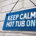 Hot Tub Sign Novelty Garden Summerhouse Plaque New Home Gift