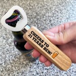 Novelty 21st Birthday Gift For Son Brother Bottle Opener