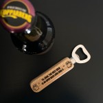 Personalised Beer Gift For Dad Uncle Son Brother Bottle Opener