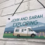 Novelty Motorhome Sign Exploring Campervan Sign Retirement Gift