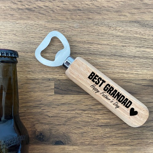 Fathers Day Gift For Best Grandad Grandfather Bottle Opener