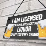 Funny Home Bar Sign For Garden Backyard Hanging Wall Plaque