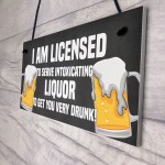 Funny Home Bar Sign For Garden Backyard Hanging Wall Plaque