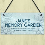 Memory Garden Plaque Personalised Mum Nan Auntie Memorial