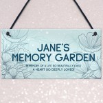 Memory Garden Plaque Personalised Mum Nan Auntie Memorial