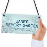 Memory Garden Plaque Personalised Mum Nan Auntie Memorial