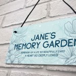 Memory Garden Plaque Personalised Mum Nan Auntie Memorial