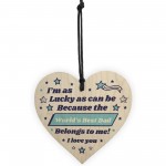 Worlds Best Dad Gift For Birthday Fathers Day Wooden Heart