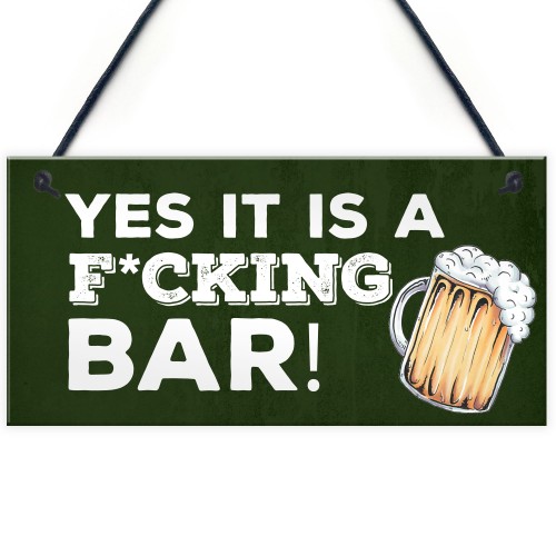 Funny Bar Decor Plaques Novelty Rude Home Bar Man Cave Signs