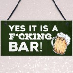 Funny Bar Decor Plaques Novelty Rude Home Bar Man Cave Signs