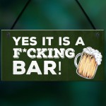 Funny Bar Decor Plaques Novelty Rude Home Bar Man Cave Signs