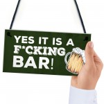 Funny Bar Decor Plaques Novelty Rude Home Bar Man Cave Signs