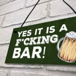 Funny Bar Decor Plaques Novelty Rude Home Bar Man Cave Signs