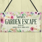 Garden Signs And Plaques For Outdoors Funny Personalised