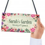 Personalised Garden Signs And Plaques For Outside Funny