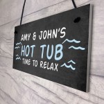 Hot Tub Hanging Sign Novelty Garden Plaque Shed Jacuzzi Pool