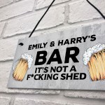 Personalised Bar Sign Any Name Garden Plaque Pub Backyard Sign