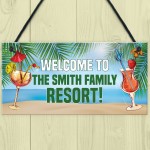 Funny Garden Sign For Outdoor Personalised Lockdown Gift