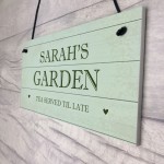 Garden Signs Outdoor Plaque Personalised Funny Shed Summerhouse