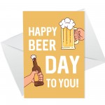 Funny Birthday Card For Dad Uncle Brother Son A6 Card Beer Card