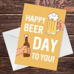 Funny Birthday Card For Dad Uncle Brother Son A6 Card Beer Card