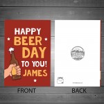 Funny Birthday Card For Men A6 Card Alcohol Beer Theme