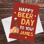 Funny Birthday Card For Men A6 Card Alcohol Beer Theme