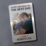 Birthday Gifts For Dad Daddy Father Metal Card Personalised