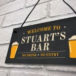 Home Bar Personalised Sign For Garden Bar Man Cave Novelty Bar