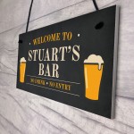 Home Bar Personalised Sign For Garden Bar Man Cave Novelty Bar