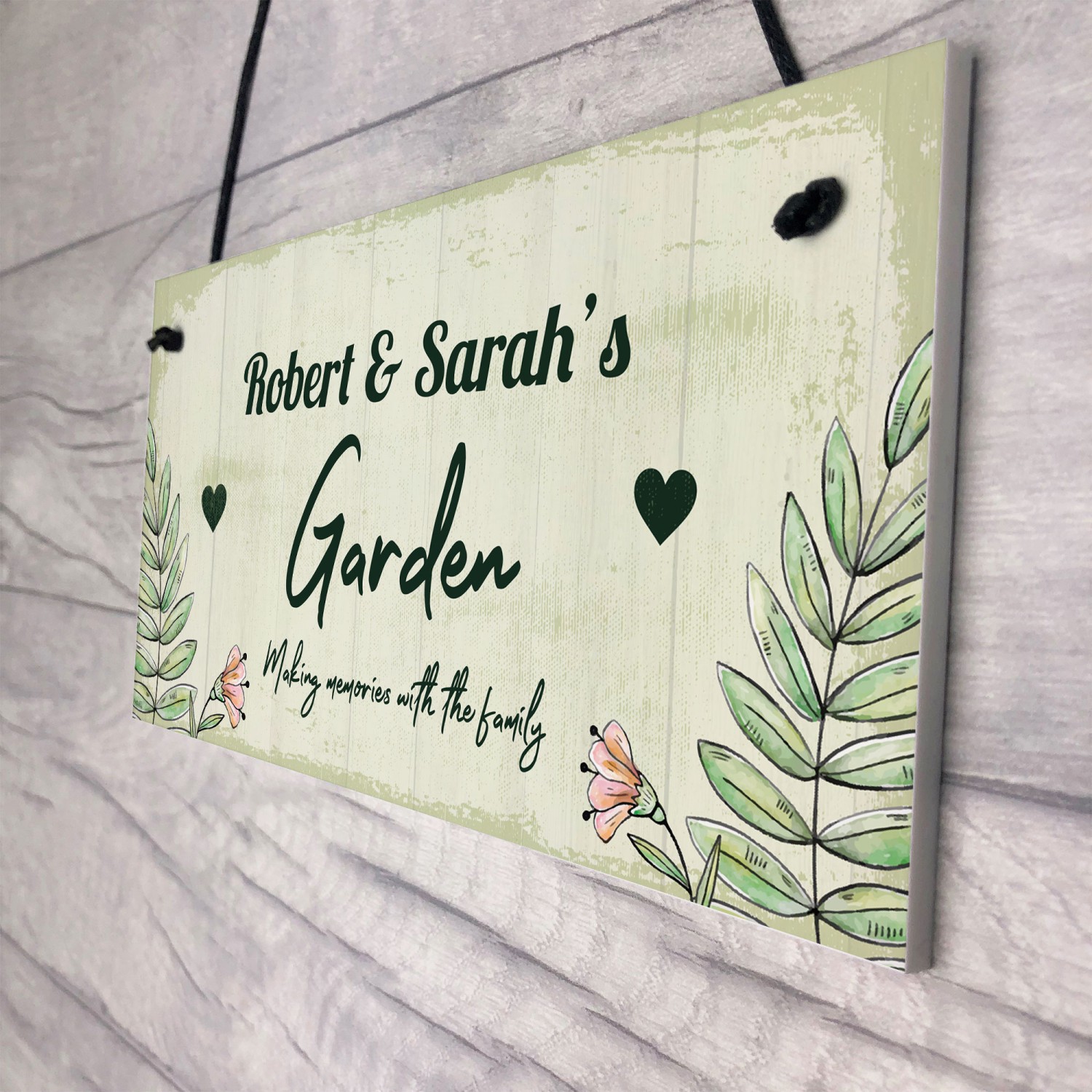 Personalised Sign For Garden Hanging Garden Shed Home Decor