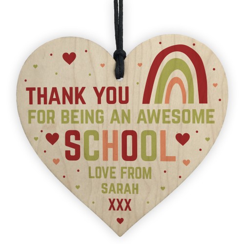 Personalised Nursery Gifts School Plaque Thank You Teacher Gift