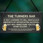 Funny Joke Bar Sign Personalised Home Bar Sign For Man Cave