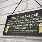 Funny Joke Bar Sign Personalised Home Bar Sign For Man Cave