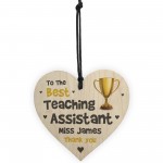 Personalised Teaching Assistant Gift Trophy Gift Thank You