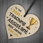 Personalised Teaching Assistant Gift Trophy Gift Thank You