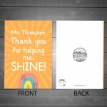 PERSONALISED Thank You Teacher Teaching Assistant Nursery