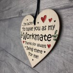 Thank You Wooden Heart Gift For Colleague Co Worker Leaving Job