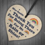 Thank You Gift Heart Sign Personalised Friendship Teacher Gift