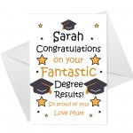 Personalised Congratulations Card For Daughter Son Degree Result