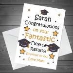 Personalised Congratulations Card For Daughter Son Degree Result