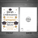 Personalised Congratulations Card For Daughter Son Degree Result